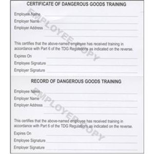 DG Certificate Card (10 cards per pkg)
